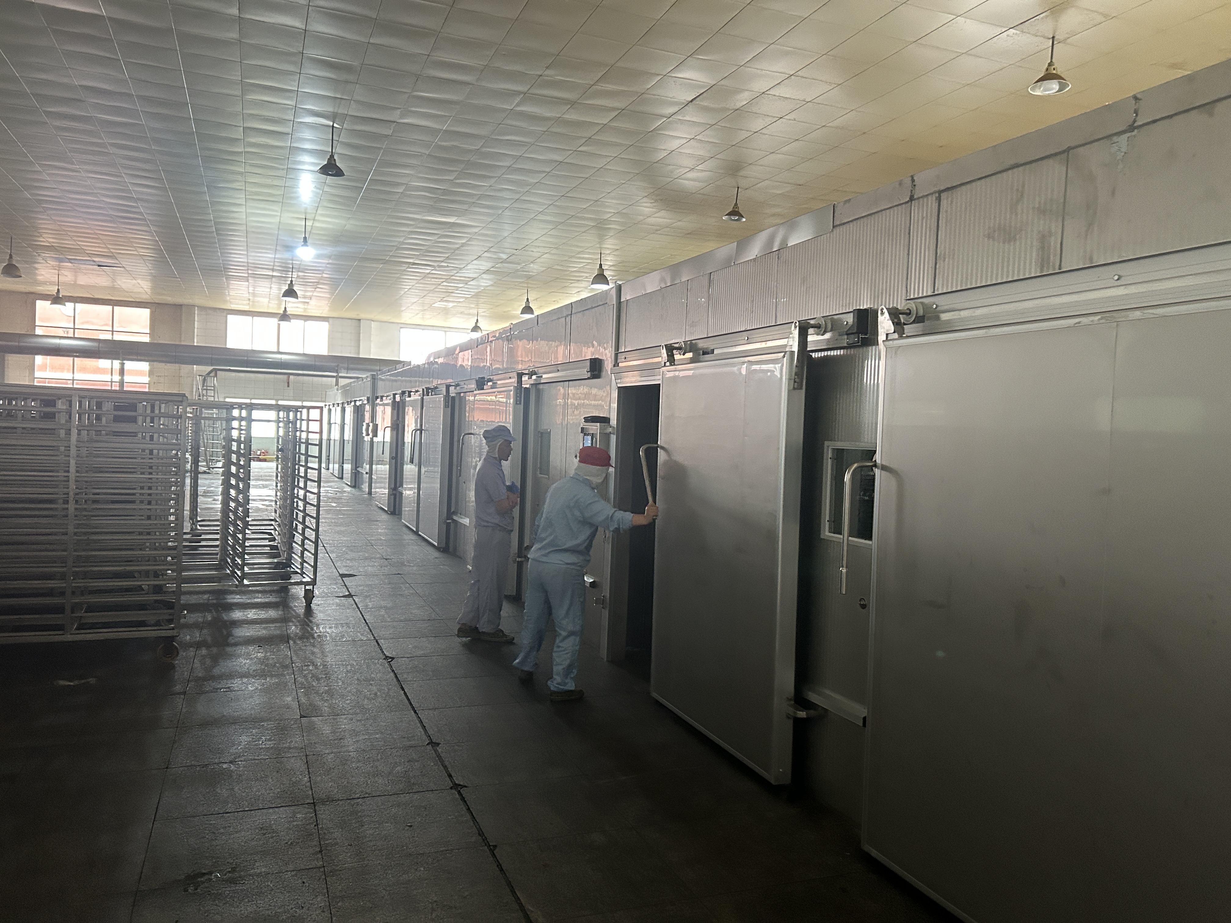 又一個肉脯烘干項目已安裝完畢，準備正式投入使用