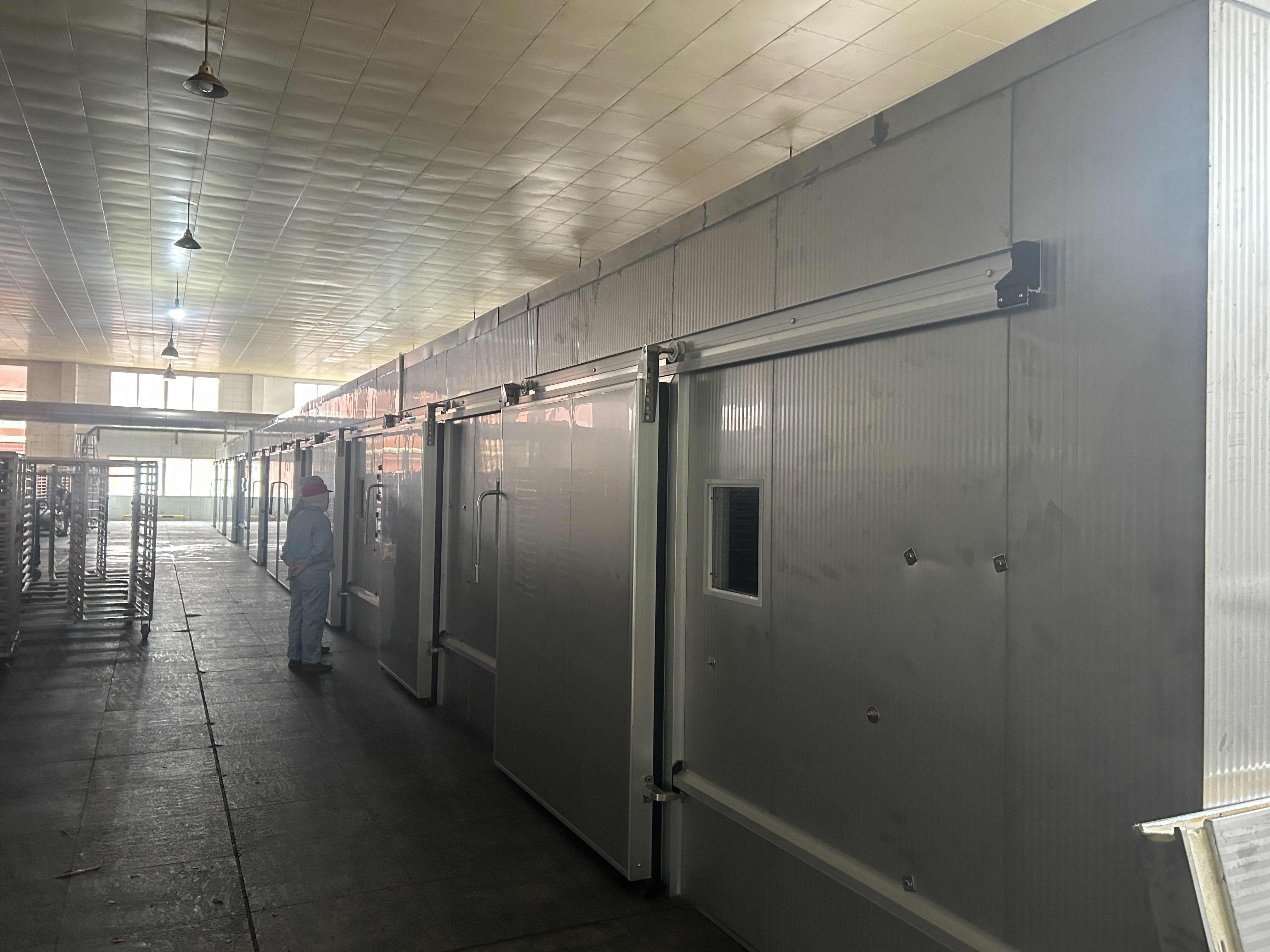 又一個肉脯烘干項目已安裝完畢，準備正式投入使用